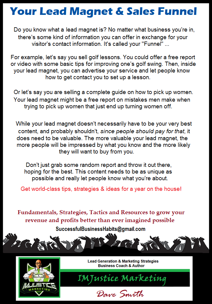 Lead Magnets and Sales Funnels For Your Business
